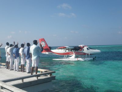 staff at Atmosphere Kanifushi, Maldives
